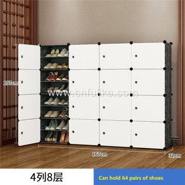 Plastic DIY Shoes Storage Boxes Shoes Rack